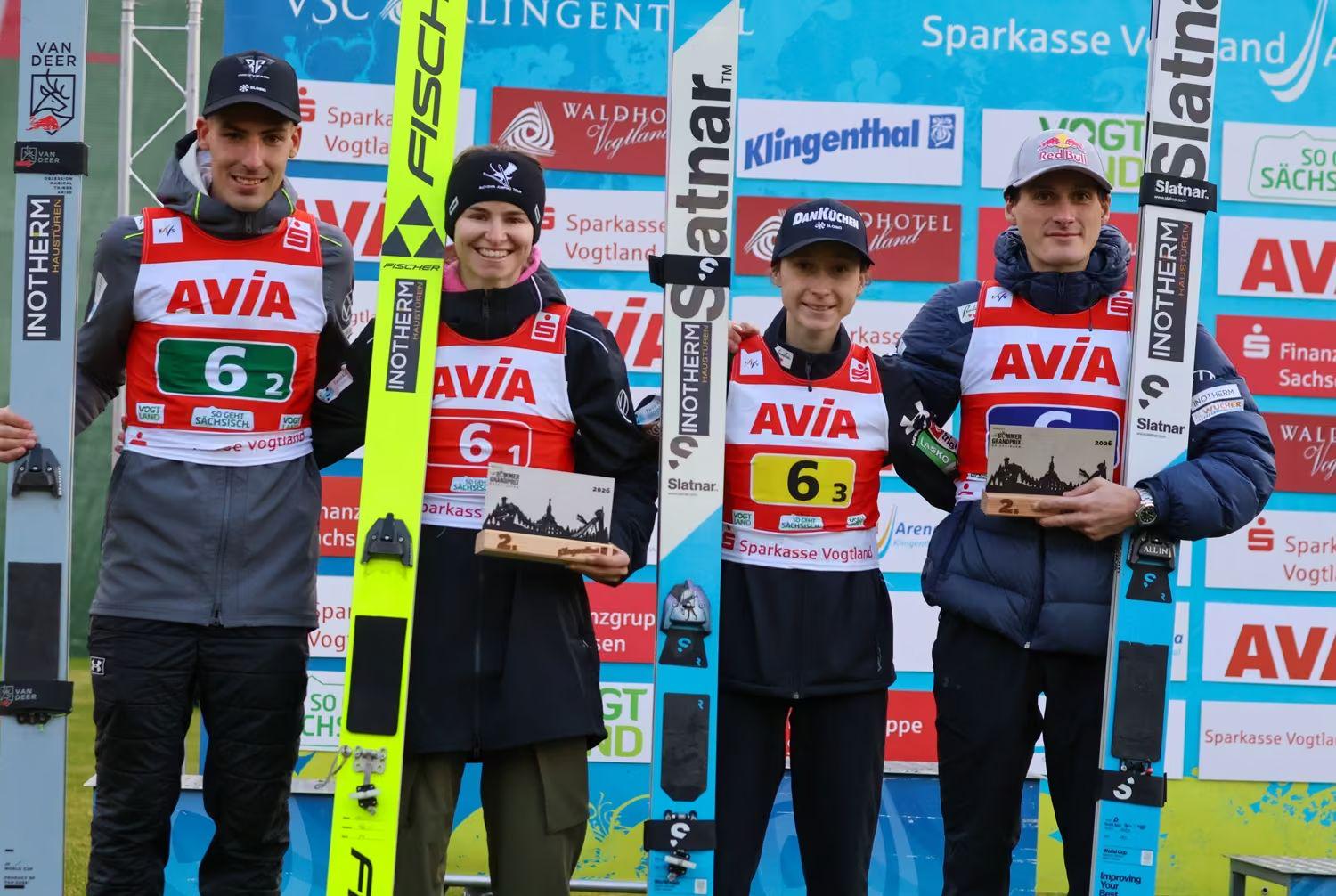 Za konec poletne sezone Slovenija druga na mešani tekmi