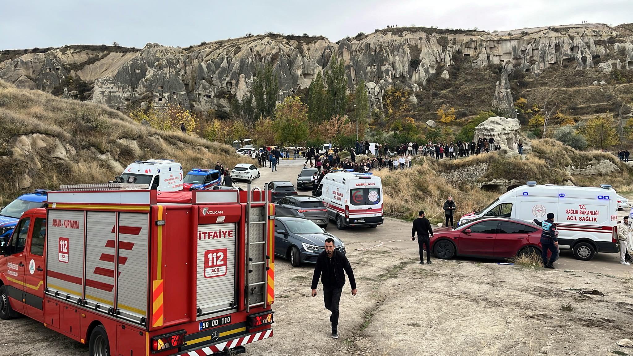 Zaradi zrušenja dela kamnite formacije v Kapadokiji umrla dva človeka