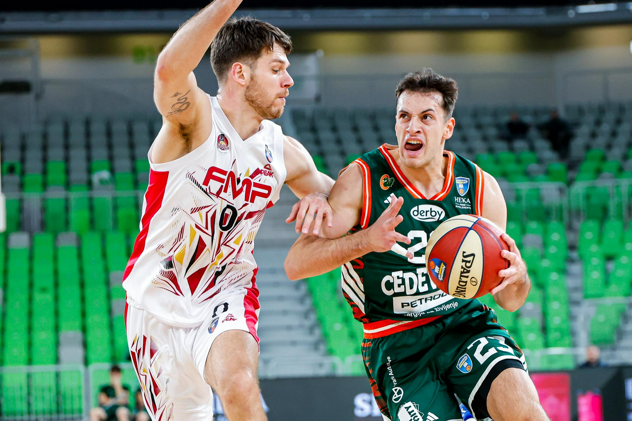 Cedevita Olimpija - FMP 54:45 (polčas)