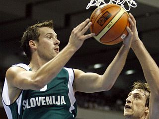 Ena zadnjih slik Bena Udriha v dresu slovenske reprezentance. Slika je s svetovnega prvenstva leta 2006. Foto: Reuters